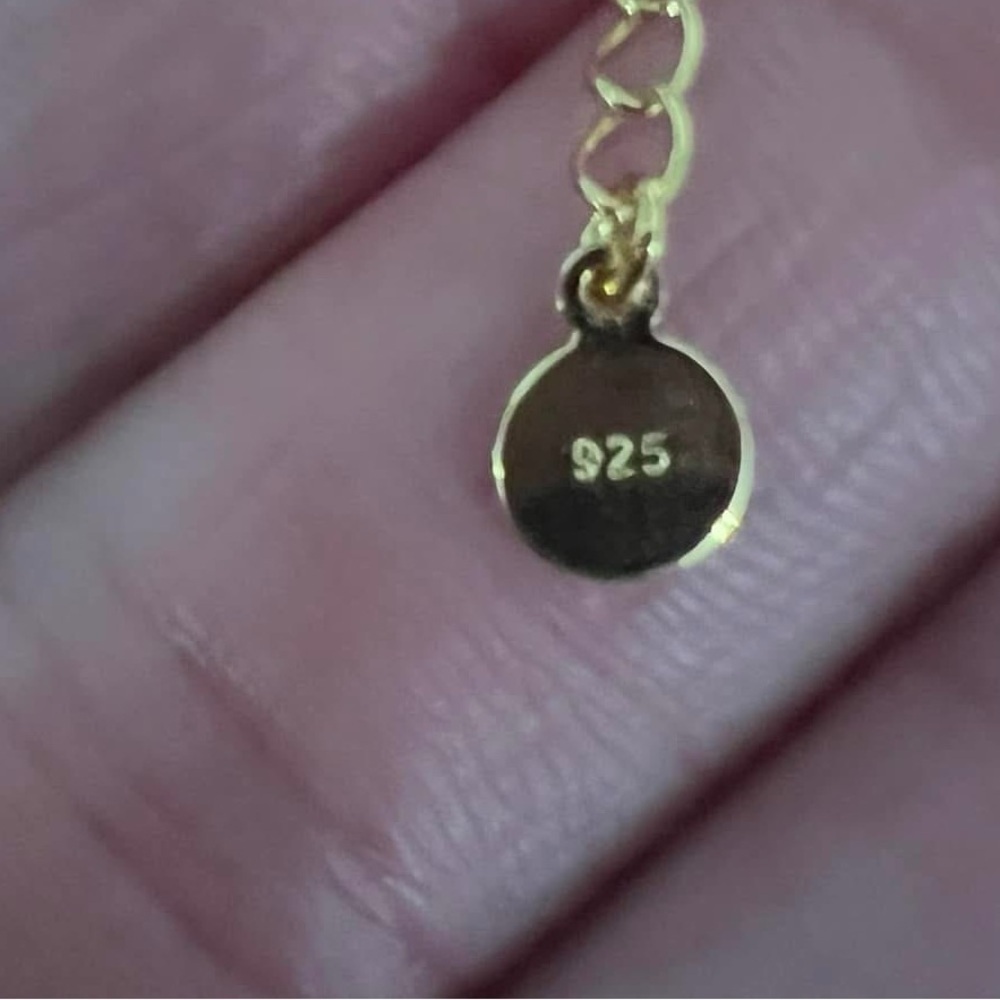 Wolf & Badger Gold Plated Horseshoe Sterling Silver Necklace - Picture 7 of 7